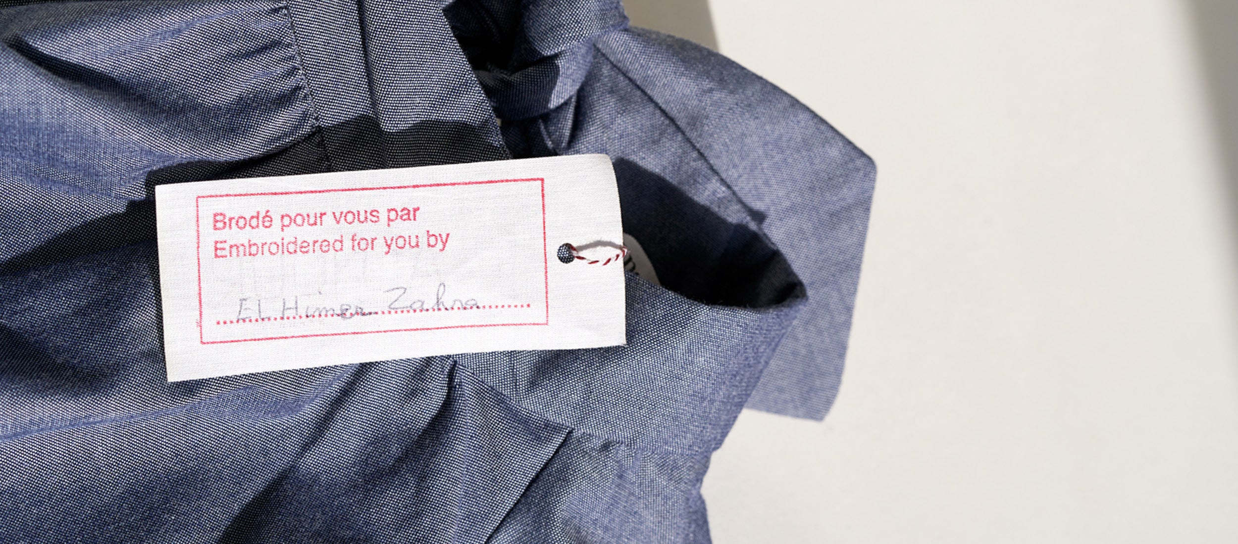 Embroidered for you by