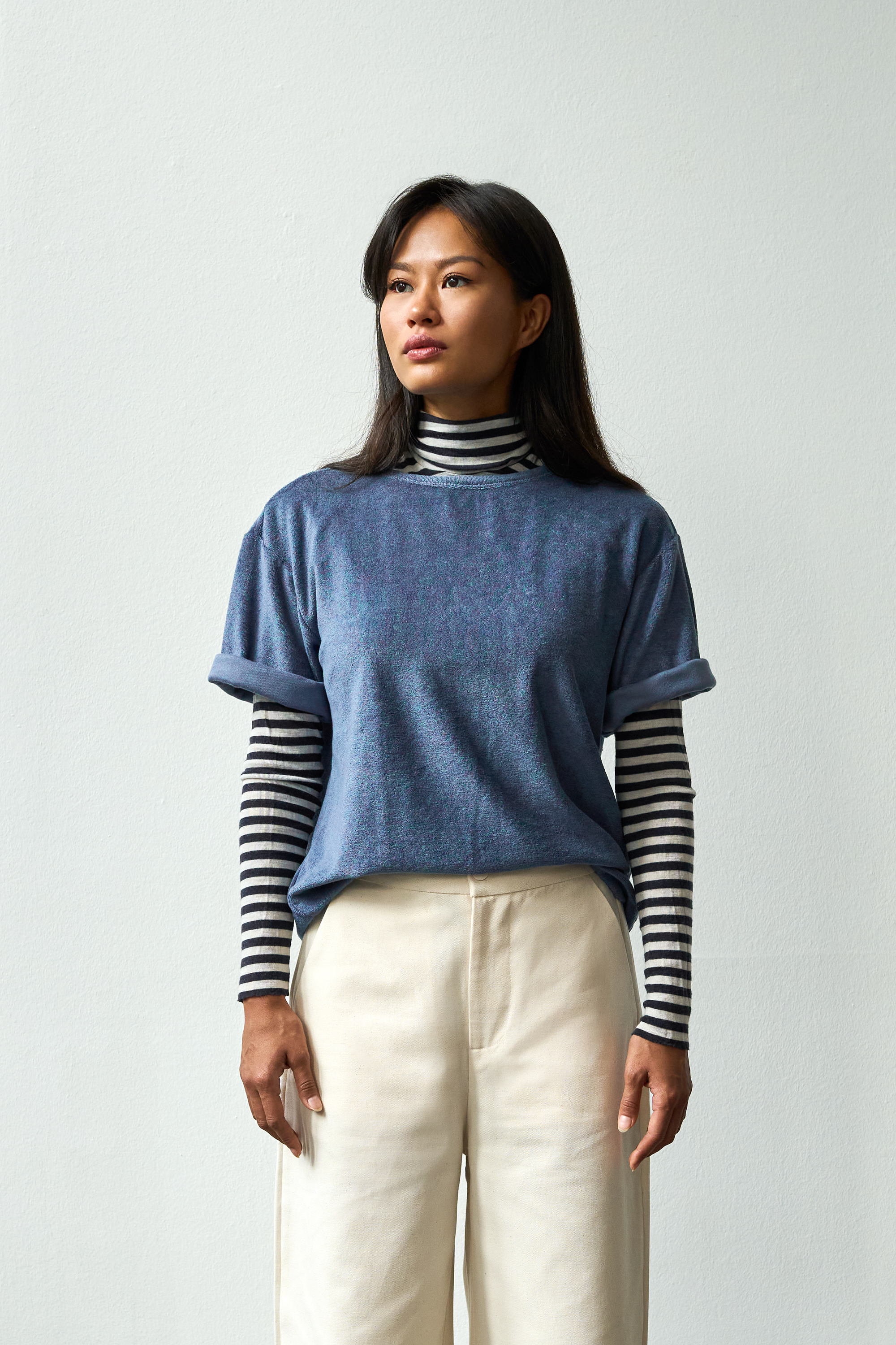 JULIA Frottee T-Shirt