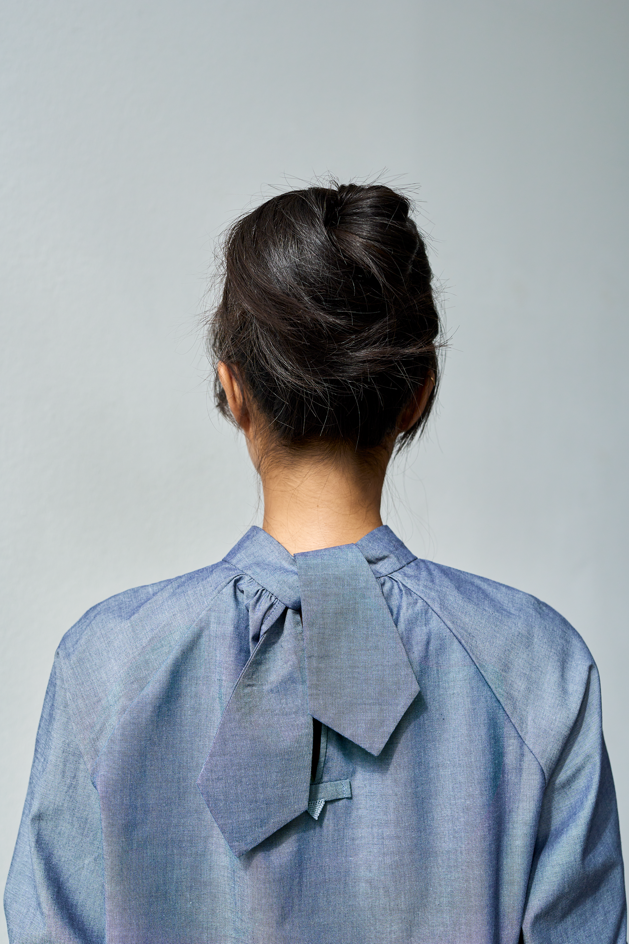 EMMA Bluse mit Stehkragen