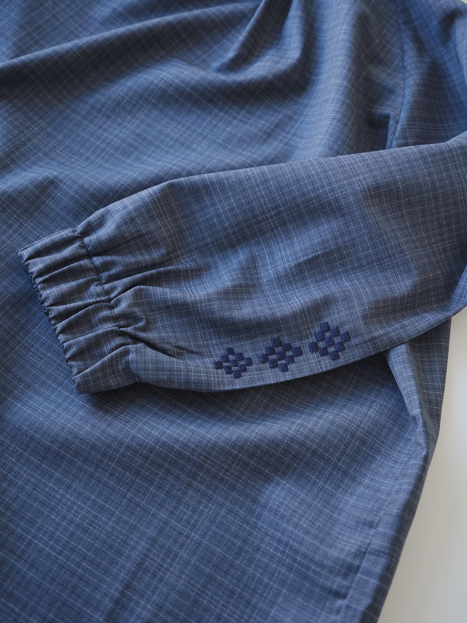 EMMA Bluse mit Karo-Muster