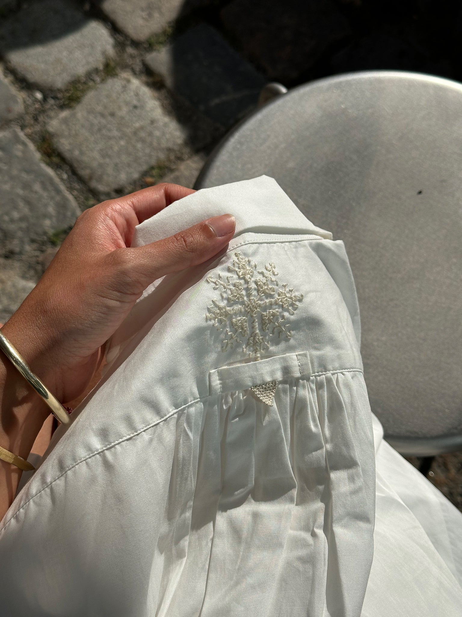 Pre-Order: ROSA Hemdbluse Weiss