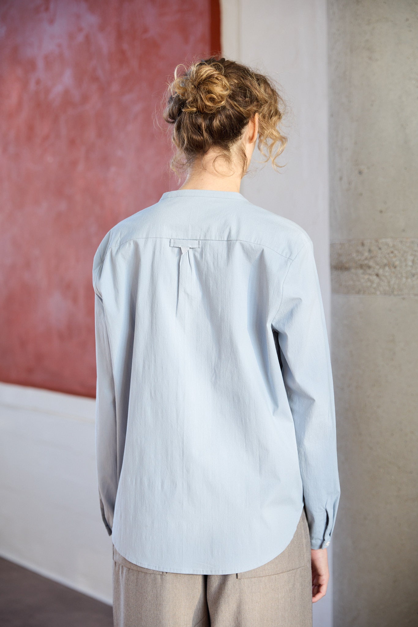 VALESKA Hemdbluse Blau